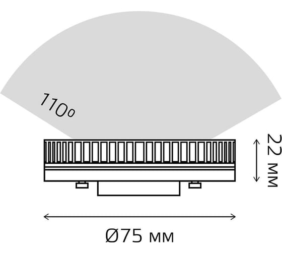 Лампа Gauss LED Elementary GX53 15W 1080lm 4100K 83825