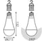 Лампа Gauss LED A60 10W E27 660lm 4100K с Li-Ion аккумулятором 102402200 5