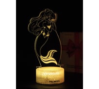 Светодиодный ночник PALMEXX 3d светильник led rgb 7 цветов (русалочка) PX/LAMP-059