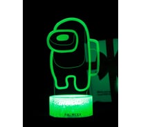 Светодиодный ночник PALMEXX 3d светильник led rgb 7 цветов (амонг ас) PX/LAMP-044