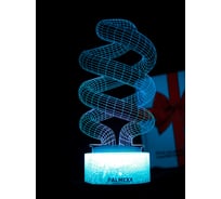 Светодиодный ночник PALMEXX 3d светильник led rgb 7 цветов (спираль) PX/LAMP-045