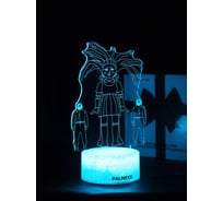 Светодиодный ночник PALMEXX 3d светильник led rgb 7 цветов (игра в кальмара) PX/LAMP-048