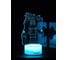 Светодиодный ночник PALMEXX 3d светильник led rgb 7 цветов (игра в кальмара) PX/LAMP-048 1