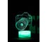 Светодиодный ночник PALMEXX 3d светильник led rgb 7 цветов (фотоаппарат) PX/LAMP-061 1