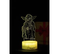 Светодиодный ночник PALMEXX 3d светильник led rgb 7 цветов (йода) PX/LAMP-068