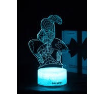 Светодиодный ночник PALMEXX 3d светильник led rgb 7 цветов (человек-паук) PX/LAMP-070