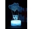 Светодиодный ночник PALMEXX 3d светильник led rgb 7 цветов (шары-сердечки) PX/LAMP-081 2