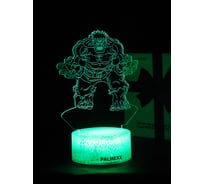 Светодиодный ночник PALMEXX 3d светильник led rgb 7 цветов (халк) PX/LAMP-074