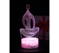 Светодиодный ночник PALMEXX 3d светильник led rgb 7 цветов (йога) PX/LAMP-080