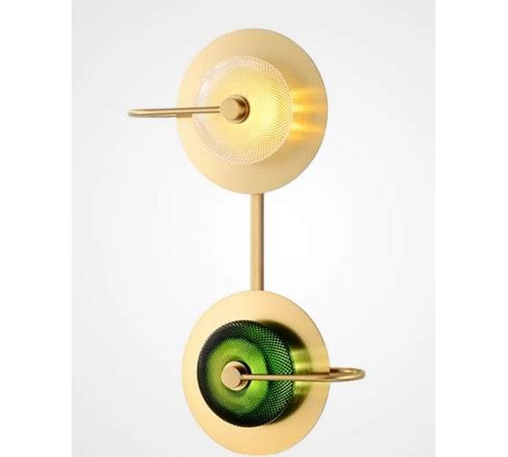 Бра IMPERIUMLOFT Green Disk Double 144306-22