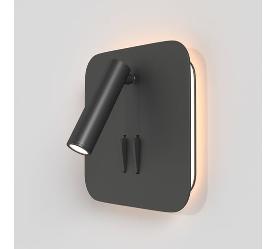 Настенный светильник (бра) MAYTONI ios 176 10w алюминий черный C175-WL-01-6W-B