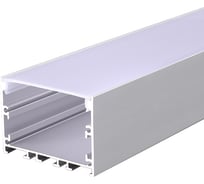 Комплект врезного алюминиевого профиля с рассеивателем REXANT 62x32мм, 1м, 146-404-1