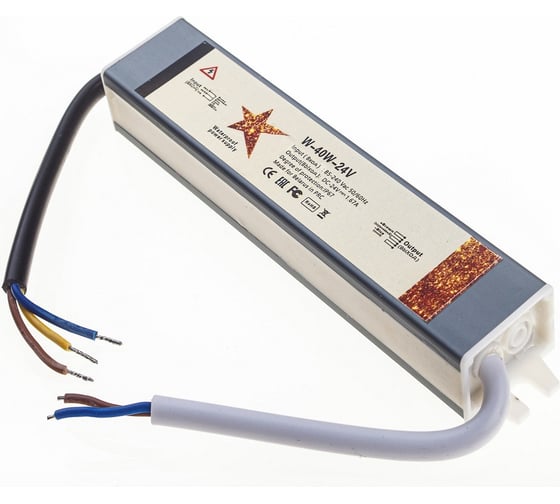 Герметичный блок питания GS Star W-40w-24v IP67 3317