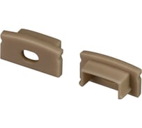 Заглушка Arlight LINE-1708 OLIVE GREY с отверстием, 1 комплект 038632