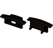 Заглушка Arlight LINE-2308-F BLACK с отверстием, 1 комплект 040320