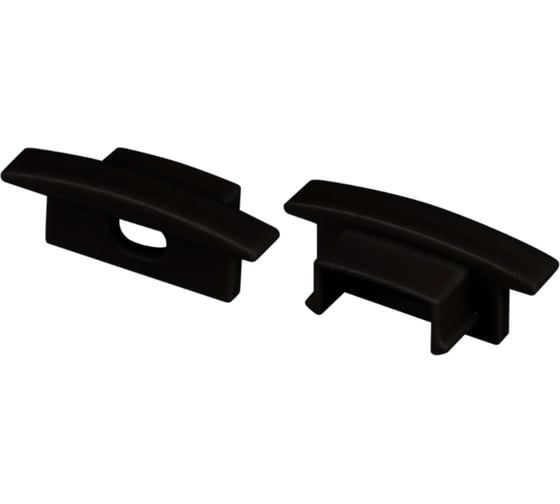 Заглушка Arlight LINE-2308-F BLACK с отверстием, 1 комплект 040320 1