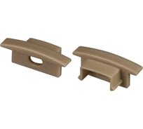 Заглушка Arlight LINE-2308-F OLIVE GREY с отверстием, 1 комплект 038637