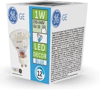 Светодиодная лампа General Electric GE LED GU10 1W240V red 96737