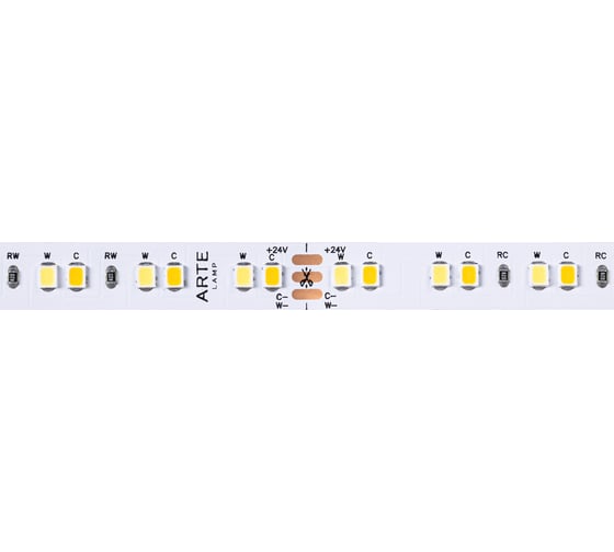 Светодиодная лента ARTE LAMP 24v 19,2w/m mix 2700-6000к 5м tape A2414010-01-mix