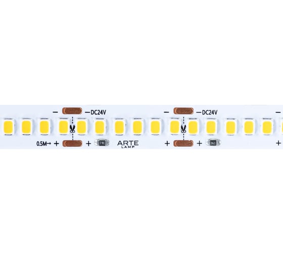 Светодиодная лента ARTE LAMP 24v 14,4w/m 4000к 5м tape A2424010-02-4K 1