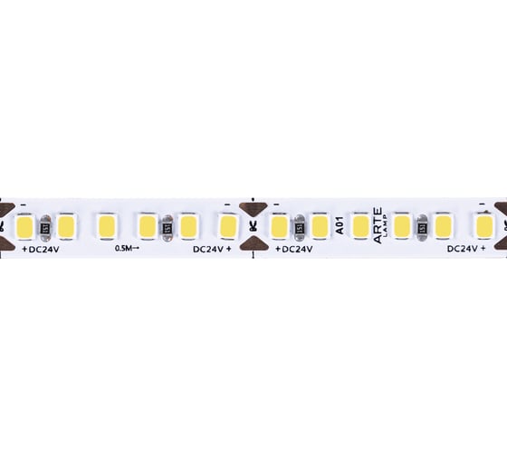Светодиодная лента ARTE LAMP 24v 9,6w/m 4000к 5м tape A2418008-02-4K 1