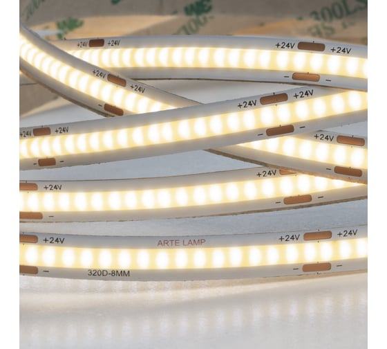 Светодиодная лента ARTE LAMP 24v 11,5w/m 4000к 5м lane A2432008-02-4K