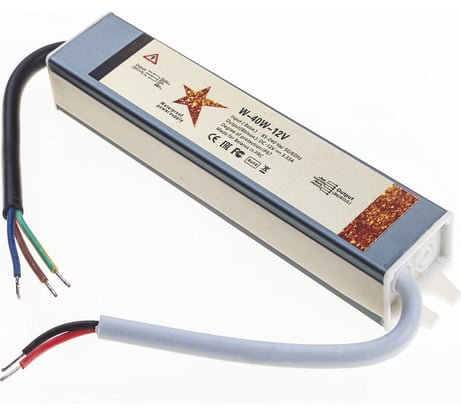 Герметичный блок питания GS Star W-40w-12v IP67 3307