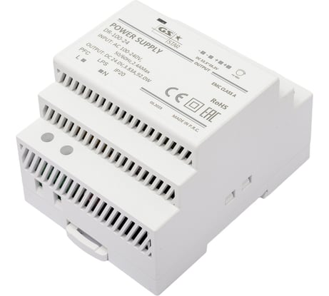 Блок питания на DIN рейку GS Star DR-100w-24v 3222