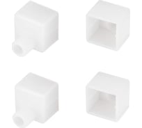 Заглушка Arlight WPH-FLEX-1616 WHITE с отверстием, 1 комплект 040863