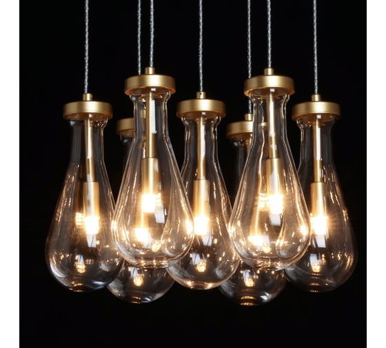 Люстра De Markt Крайс 7x25w g9 220 v 657013807