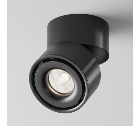Потолочный светильник MAYTONI yin 15w алюминий черный C084CL-15W4K-B