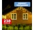 Гирлянда Neon-Night Бахрома 10x0,6 м, с эффектом мерцания, прозрачная, IP44, 238LED, 230В 255-546 3
