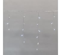 Гирлянда Neon-Night Айсикл (бахрома) 5x0,6м, с эффектом мерцания, прозрачная, IP44, 112 LED Белый, 230В 255-525