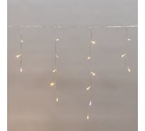 Гирлянда Neon-Night Айсикл (бахрома) 5x0,6м, с эффектом мерцания, прозрачная, IP44, 112LED Теплый белый, 230В 255-526