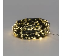 Гирлянда Neon-Night Роса с контроллером 50 м, 500LED теплый белый, IP20, 230В, зеленый провод 303-286