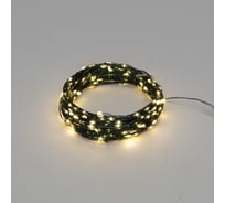 Гирлянда Neon-Night Роса с контроллером 30м, 300LED, IP20, 230В, зеленый провод, теплое белое свечение 303-276