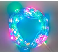 Умная гирлянда Роса с крупными каплями Neon-Night 10м, 100LED RGB, IP20, USB 245-019