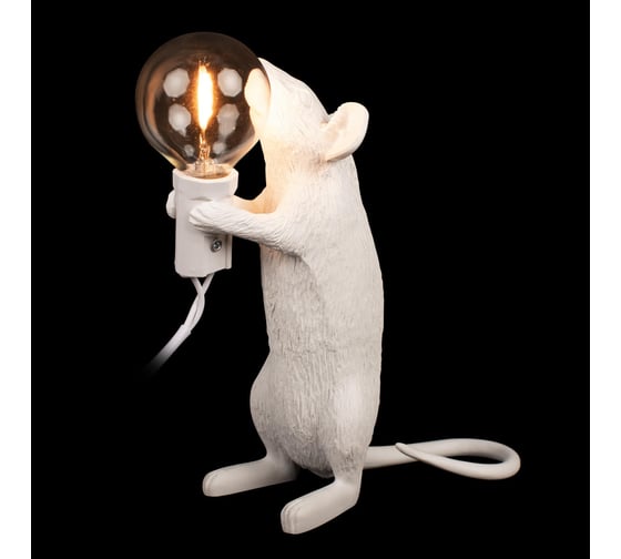 Настольная лампа LOFT IT Mouse 10313 White