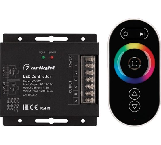 Контроллер Arlight VT-S17-4x6A 1шт 023322