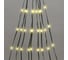 Светодиодная гирлянда из росы с верхушкой на елку Neon-Night 9 нитей х 2м, 200LED, эффект водопада, теплый белый цвет, 230В 315-896 2
