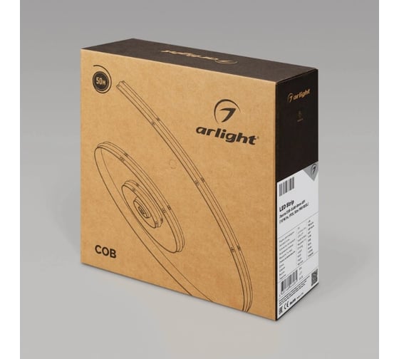 Светодиодная лента Arlight COB-X480-8mm 48V Warm2700 50м 043261