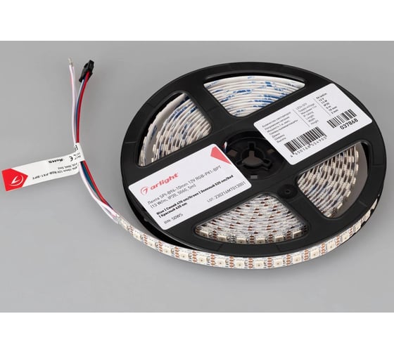 Светодиодная лента Arlight SPI-B96-10mm 12V RGB-PX1-BPT 5м 037868