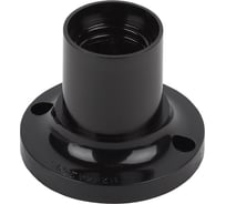 Потолочный патрон ЭРА Е27, бакелит, черный Б0043689