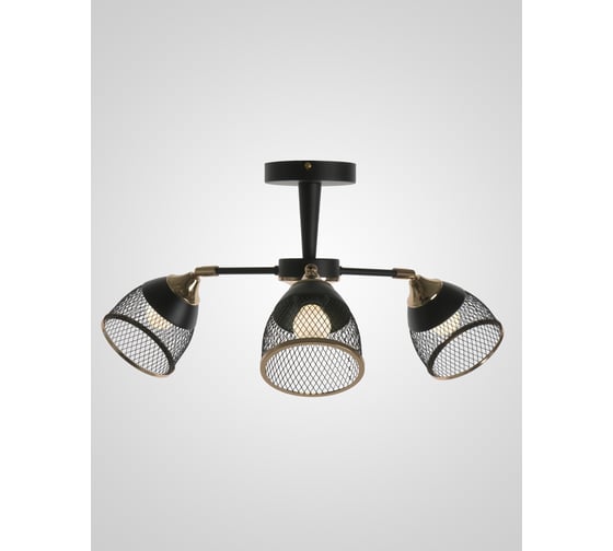Потолочная люстра Мелодия Света sl2839-3 bk+gd 000065857