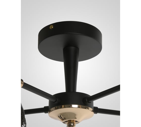 Потолочная люстра Мелодия Света sl2839-5 bk+gd 000065858