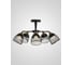 Потолочная люстра Мелодия Света sl2839-5 bk+gd 000065858 2