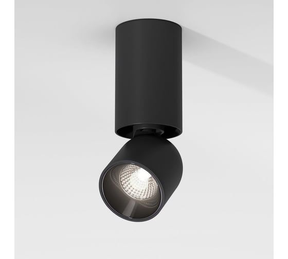 Накладной светодиодный светильник Elektrostandard spot 8w 4000k 25106/led черный a066398 1