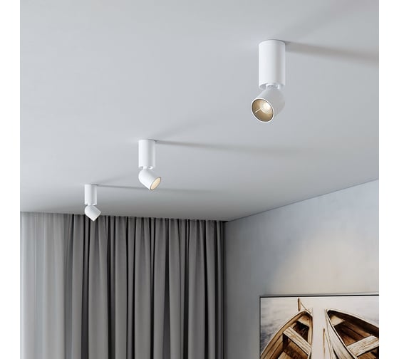 Накладной светодиодный светильник Elektrostandard spot 8w 4000k 25106/led белый a066397