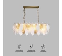 Подвесная люстра Bogate's с фактурным стеклом 370 золото a065316