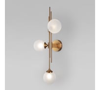 Настенный светильник со стеклянными плафонами Eurosvet 50383/3 латунь a065726